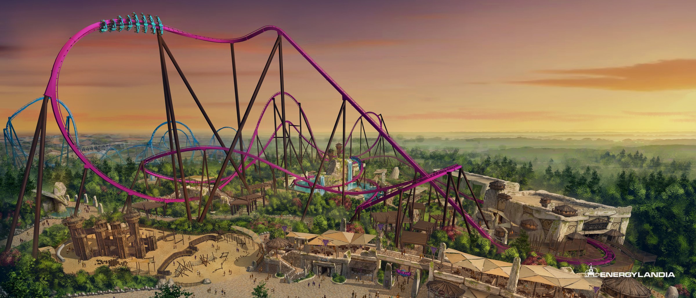 Rokan: Energylandia postaví nový wing coaster s výškou 62 metrů